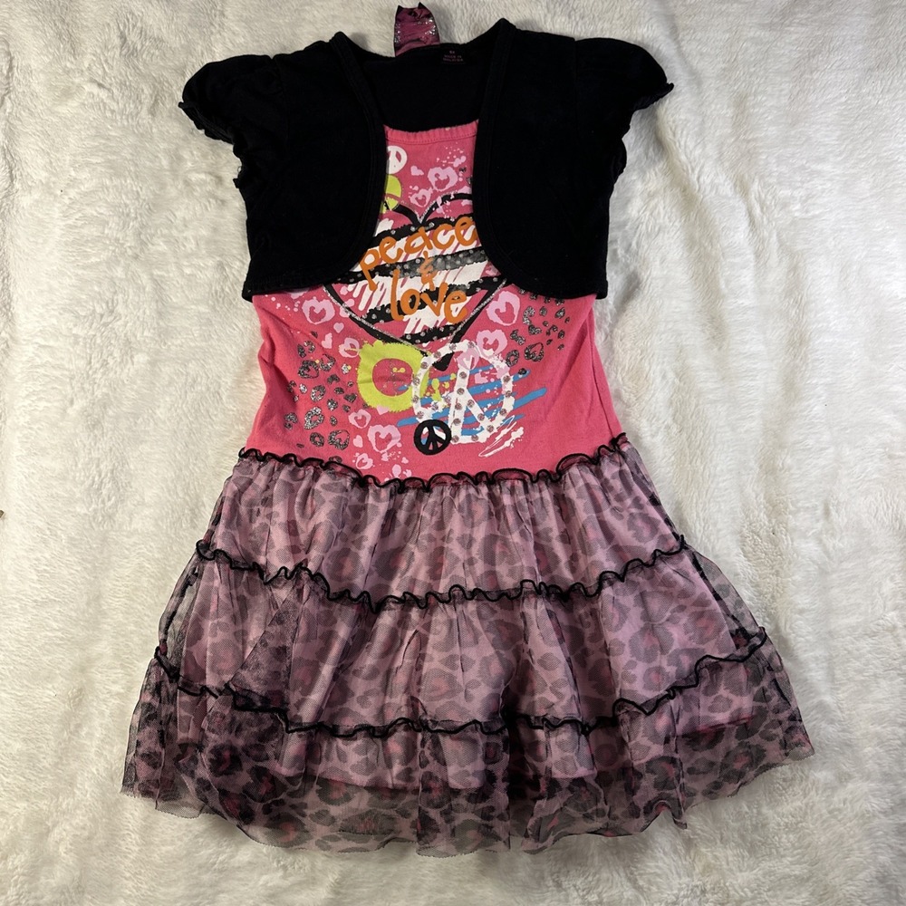 Self Esteem‎ Girls Dress Size 6 Pink Ruffle